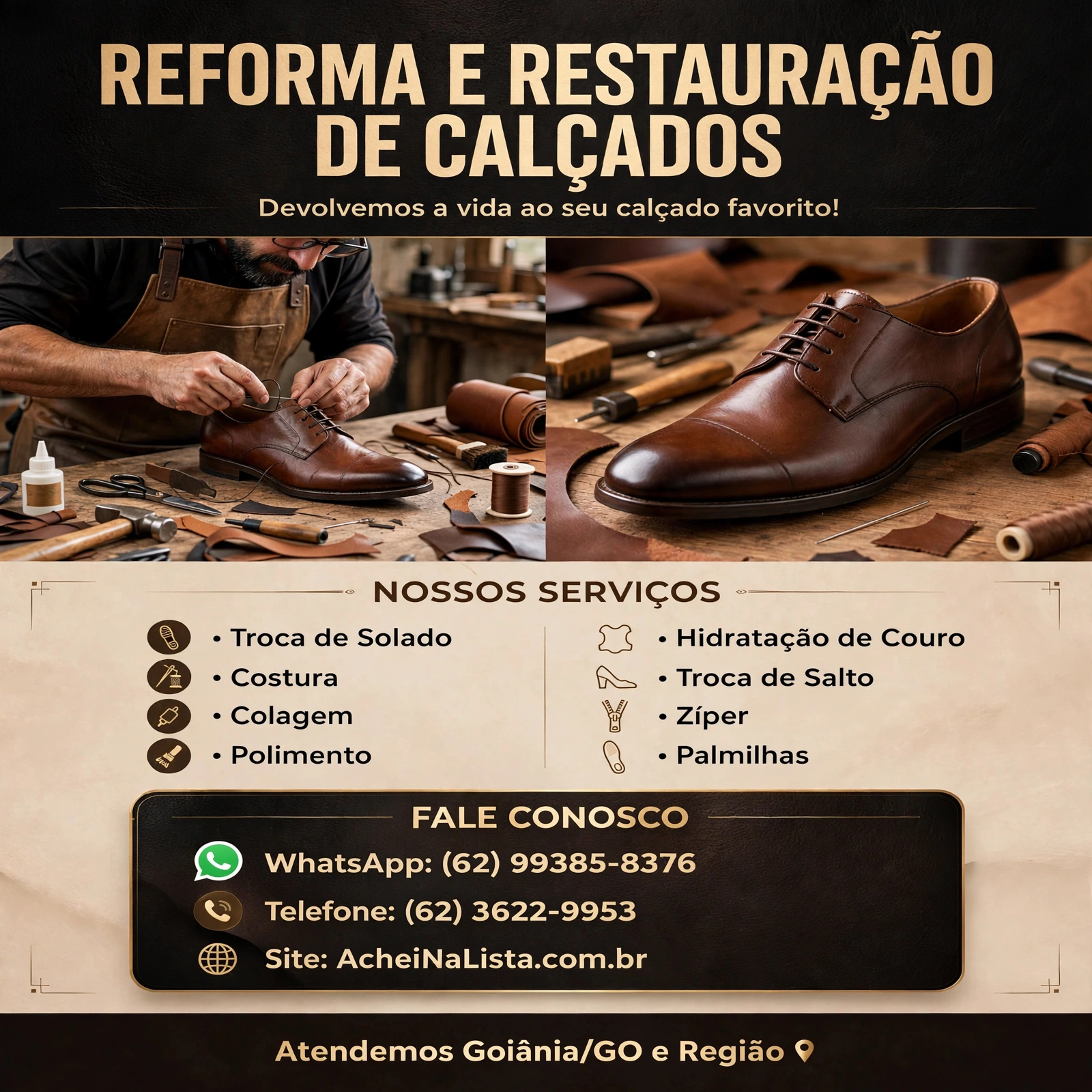 001 - Achei Na Lista - Reforma de Calçados