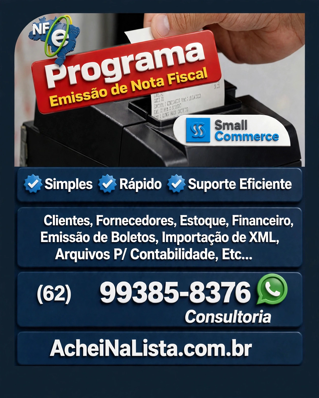 002 - Achei Na Lista - Programa NFe