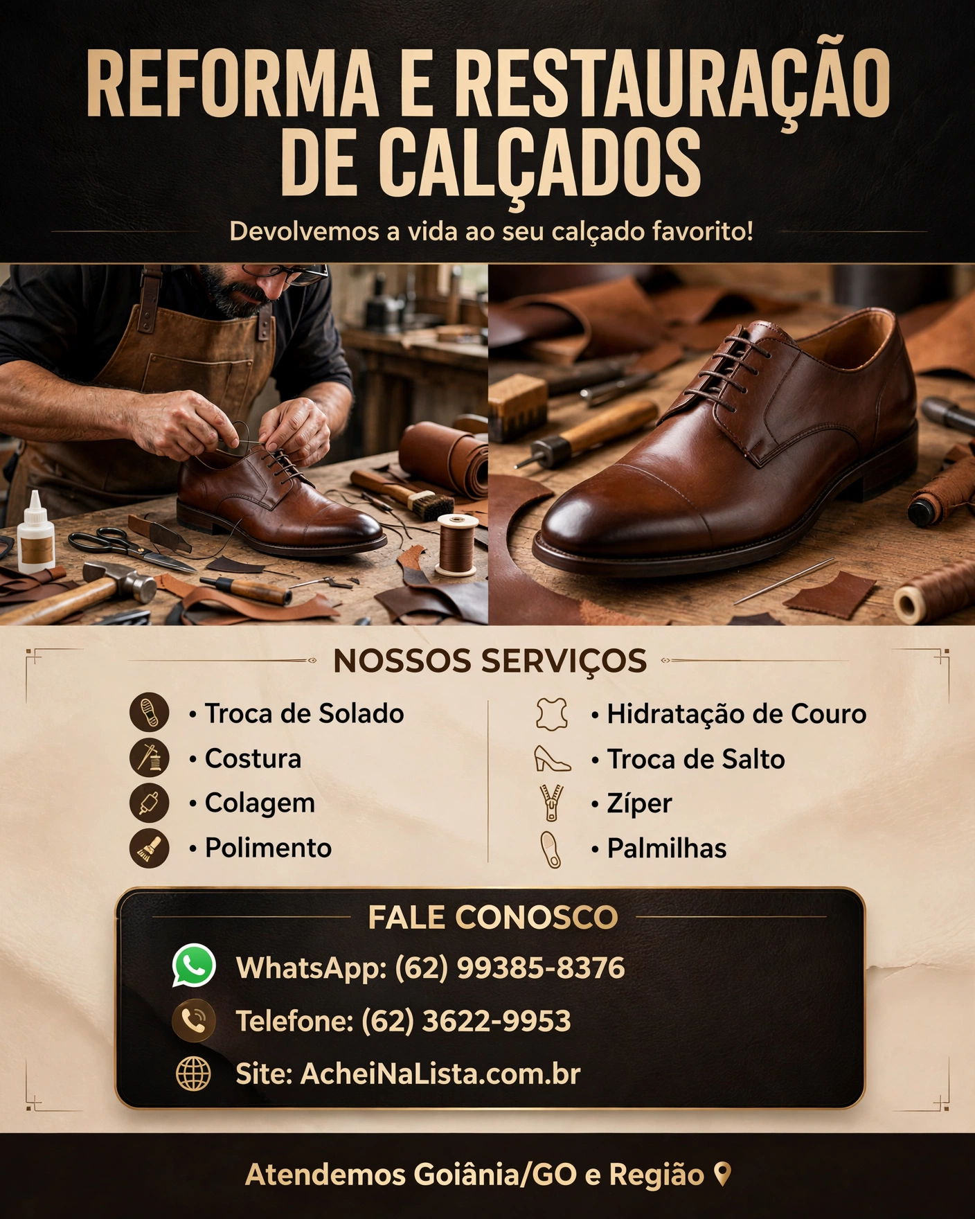 002 - Achei Na Lista - Reforma de Calçados